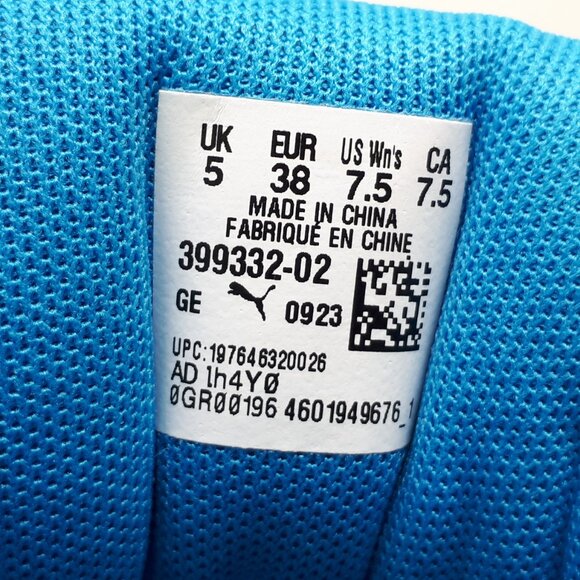 Puma Fenty Rihanna Creeper Phatty Speed Blue Womens Size 7.5 US Platform Shoes - Picture 9 of 12